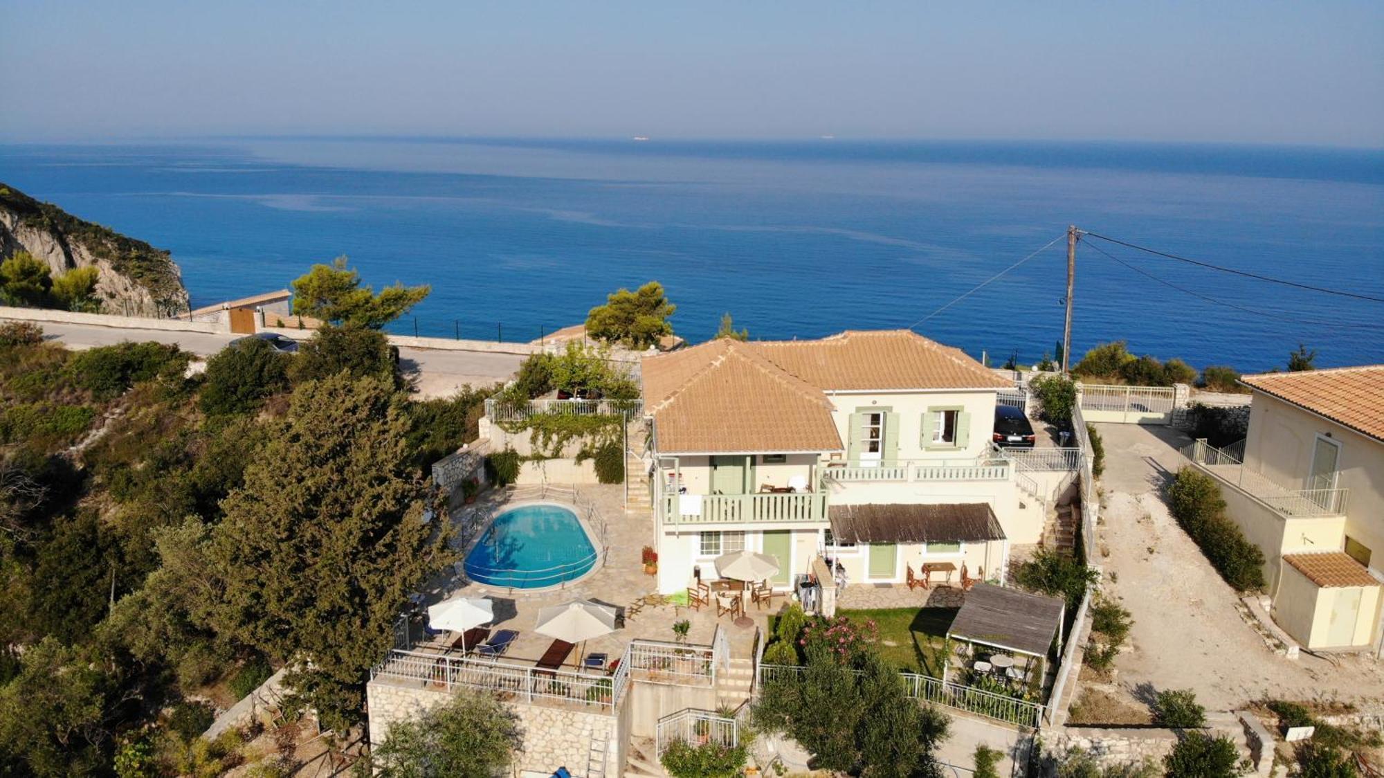 Vila Deep Blue-Apartment Selana Sea View Áyios Nikítas Dış mekan fotoğraf