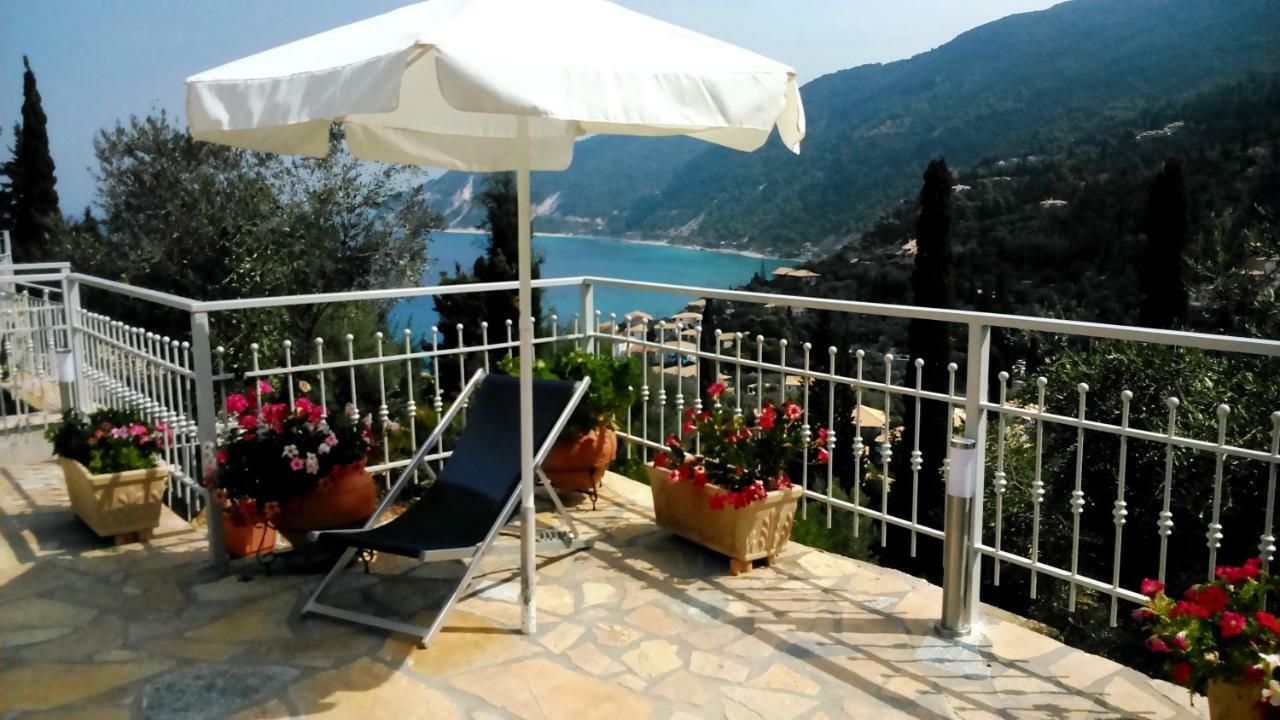 Vila Deep Blue-Apartment Selana Sea View Áyios Nikítas Dış mekan fotoğraf